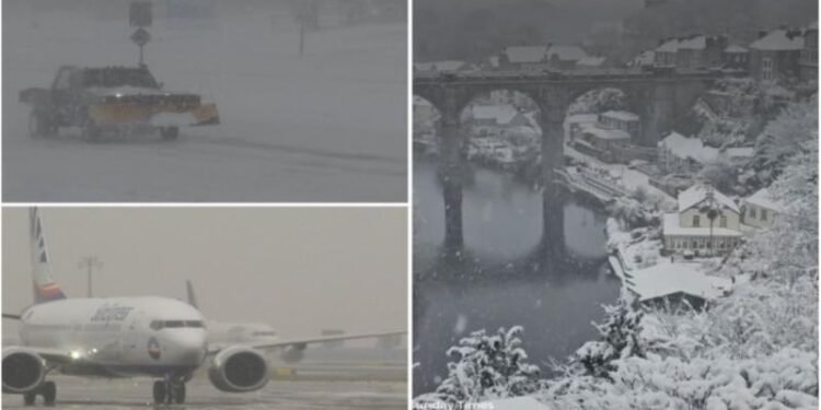 Fenomen meteorologic extrem în Europa și America: Ninsori, vânt puternic și inundații paralizează mai multe state