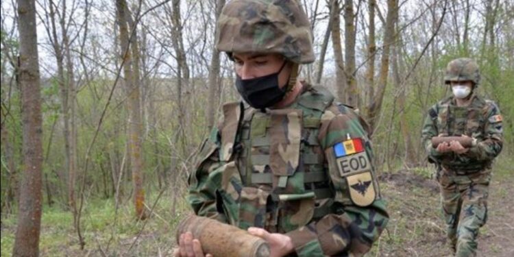 Geniștii militari din Republica Moldova au intervenit frecvent în 2024 pentru neutralizarea munițiilor vechi