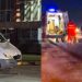 Accident grav la Sîngera: Un pieton, spulberat de un microbuz de rută. Acesta a fost preluat de o ambulanță