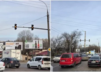 Șoferi, nemulțumiți după ce au fost conectate semafoarele de la sensul giratoriu de lângă Tutun CTC