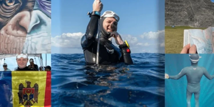 Radu Salamalichi, campion național la scufundare liberă, face performanță internațională