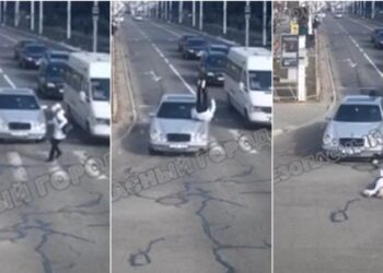 Accident grav în Bender: O femeie, lovită pe trecerea de pietoni de un Mercedes