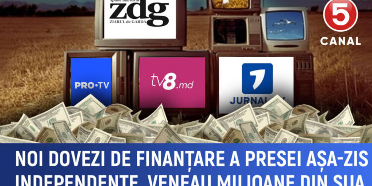 Finanțarea presei independente din Moldova: Noi dezvăluiri despre banii primiți de TV8, Jurnal TV și altele din partea USAID