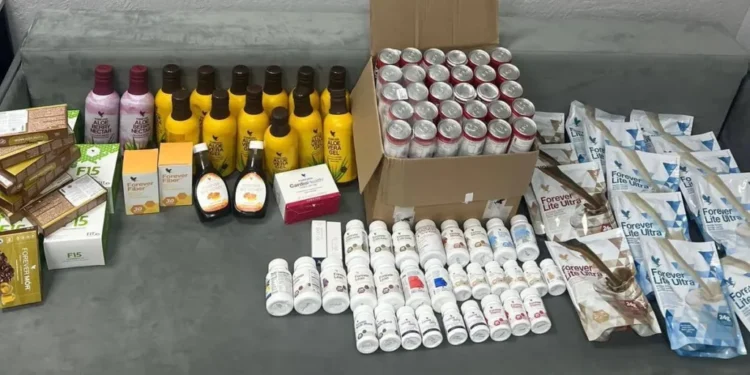 Suplimente alimentare nedeclarate descoperite la vama Sculeni