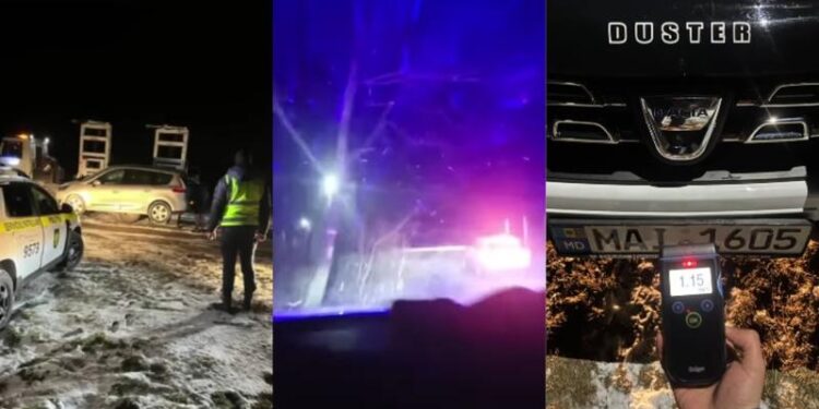 Trei șoferi prinși băuți și refuzând testele de alcool