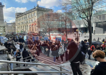 „Nivel sporit de intervenție” la ULIM: Un incendiu a izbucnit la patiseria din interiorul clădirii. Detalii de la IGSU