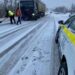 Intervenția polițiștilor în condiții de vreme nefavorabilă