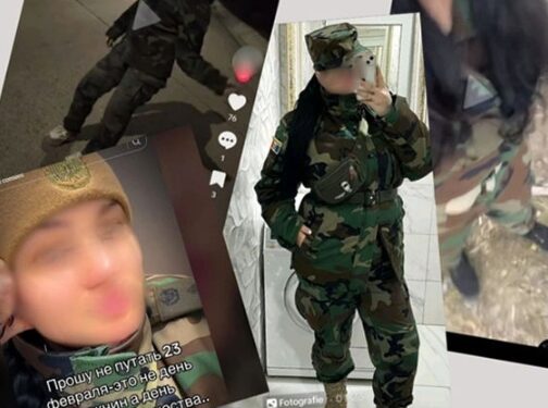 Femeie amendată pentru postarea unor clipuri în uniformă militară pe rețelele sociale