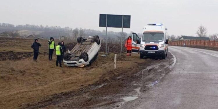 Accident fără victime în raionul Căușeni, cauzat de viteza neadaptată