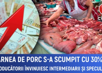 Prețurile la carnea de porc din Chișinău au crescut cu 30%, în contextul deficitului de carne și crizei sanitare