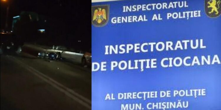 Motociclist rănit după ce a fost lovit de un polițist în afacerea orelor de serviciu