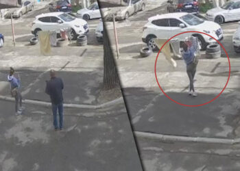 Tânără surprinsă furând o bluză de pe o sfoară în Chișinău