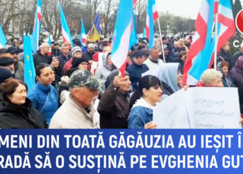 ”Mâinile jos de pe bașcan!” Locuitorii Găgăuziei cer eliberarea Evghenia Guțul