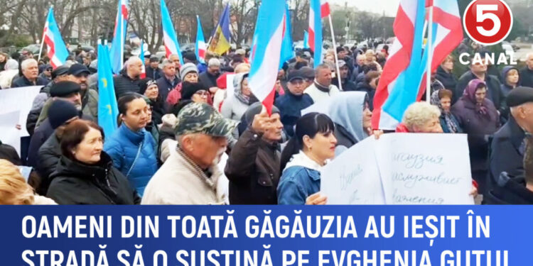 ”Mâinile jos de pe bașcan!” Locuitorii Găgăuziei cer eliberarea Evghenia Guțul