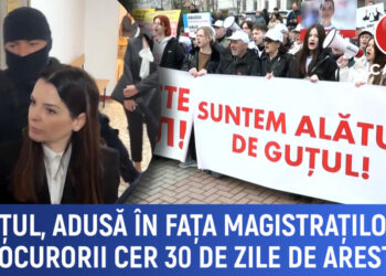 Guțul  a fost adusă în fața magistraților, Procurorii au cerut 30 de zile de arest