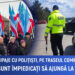 Zeci de echipaje de poliție pe drumul Comrat-Chișinău, blocând accesul oamenilor la proteste