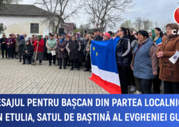 Oamenii din Etulia cer eliberarea bașcanului Evghenia Guțul și încetarea presiunilor asupra Găgăuziei