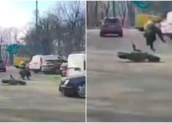 Tânăr pe trotinetă, lovit de o mașină în Chișinău