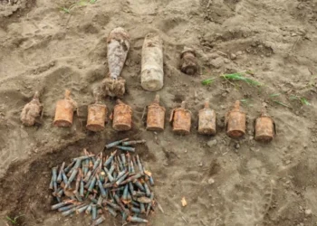 Muniții de război distruse de geniștii Armatei Naționale în Capul de Pod Șerpeni