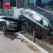 Accident pe strada George Coșbuc din Hîncești: Două mașini grav avariate
