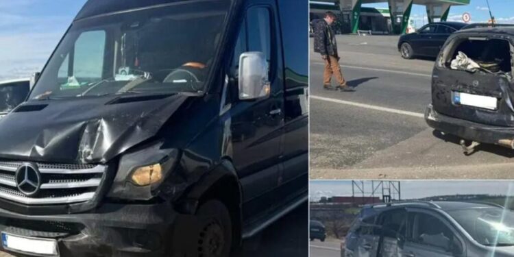 Accident rutier la Bălți: trei autoturisme implicate, o femeie și doi copii răniți