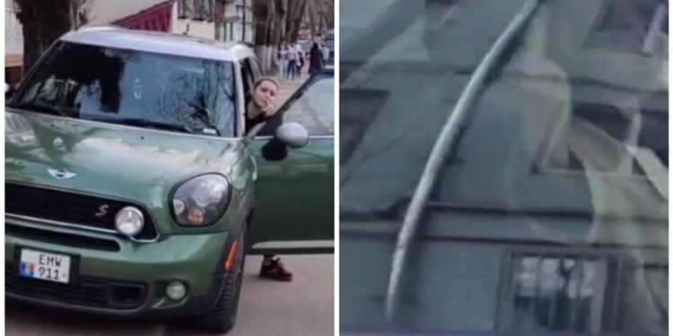 „Vedeta YouTube-ului”: Șoferiță se enervează după ce a fost filmată