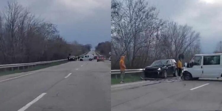 Accident violent pe traseul M6, la Stăuceni