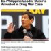 Fostul președinte al Filipinelor, Rodrigo Duterte, reținut pentru campania anti-droguri