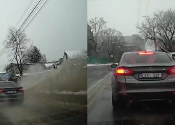 Școala Auto din Chișinău Caută Pietonul Stropit de un Șofer pe Strada Grenoble
