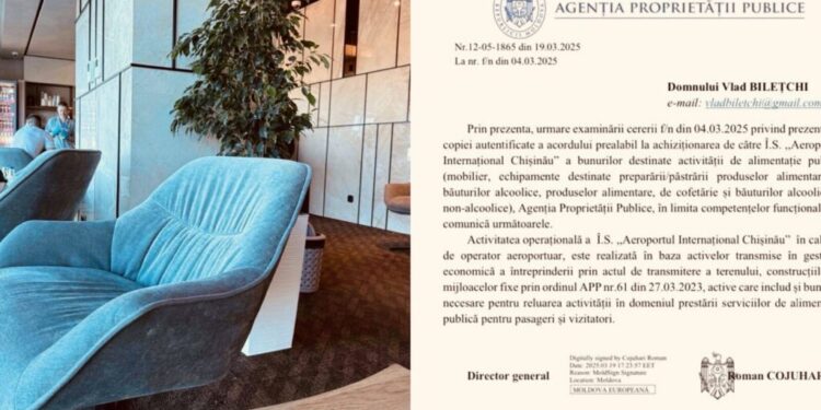 DOC // APP refuză să răspundă clar cum s-au efectuat achizițiile pentru dotarea și funcționarea localurilor din Aeroportul Internațional Chișinău