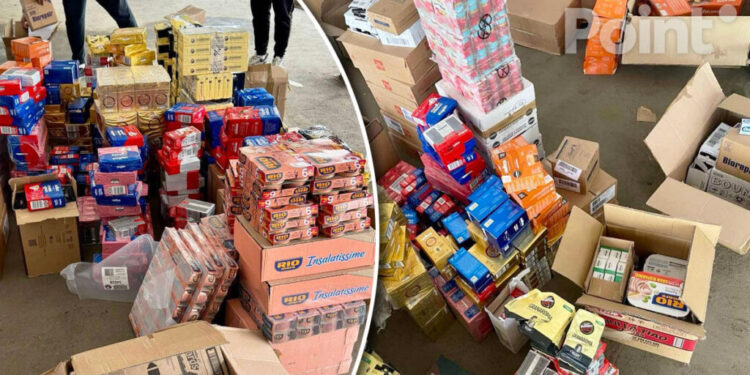 Un lot de produse alimentare de contrabandă în valoare de peste 120.000 de lei, depistat de Serviciul Vamal