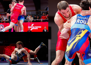 Trei luptători moldoveni, medaliați cu bronz la Campionatul European de lupte greco-romane din Bratislava