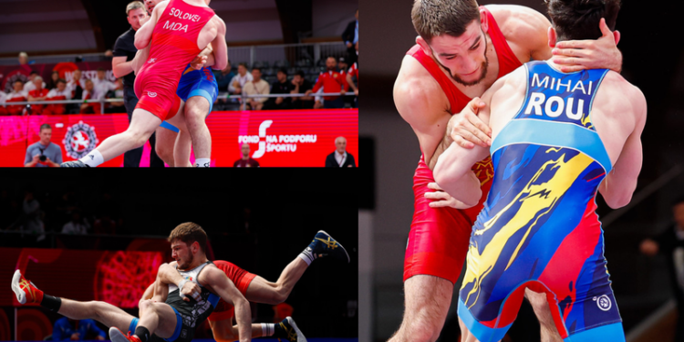 Trei luptători moldoveni, medaliați cu bronz la Campionatul European de lupte greco-romane din Bratislava