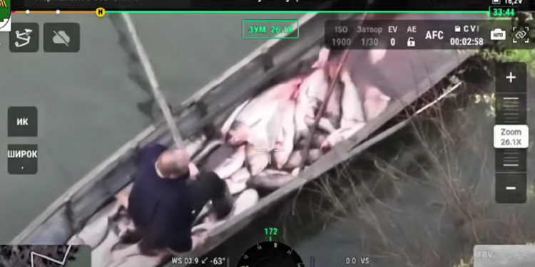 Cu barca plină de pește: Patru braconieri din Cahul, prinși cu peste 100 kg de „marfă” și sute de metri de plase, în apele râului Prut