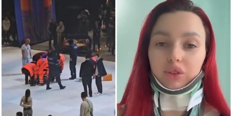Acrobata care a căzut la „Arena Chișinău” face primele declarații după incident