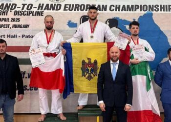 Polițist din Chișinău câștigă aur la Campionatul European de lupte corp la corp