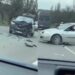 Accident la Sîngerei. Două mașini s-au lovit violent