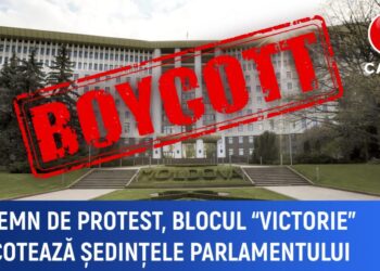 ”Protest împotriva anarhiei pe care guvernarea actuală a început să o intensifice”.Blocul „Victorie” boicotează ședințele parlamentului în această săptămână.