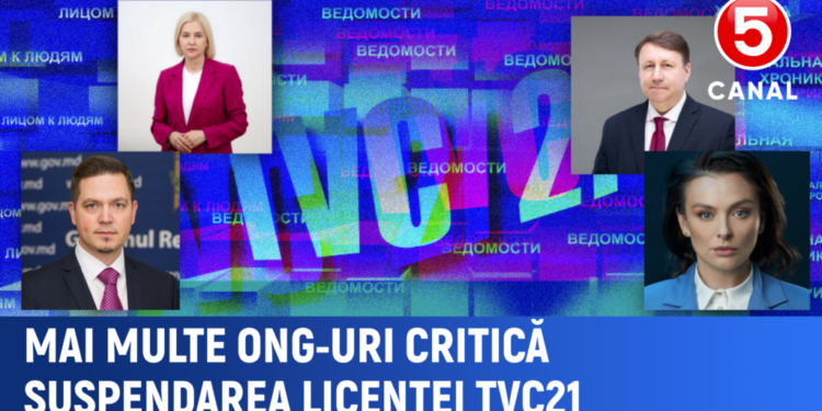 ONG-urile condamnă suspendarea licenței postului TVC21