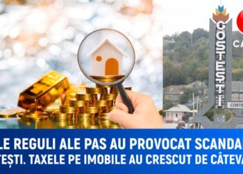Noile reguli impuse de PAS au stârnit un scandal la Costești, după ce taxele pe imobiliare au fost majorate de câteva ori