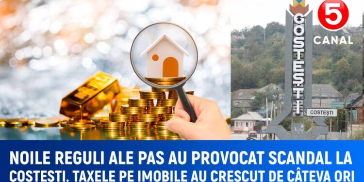 Noile reguli impuse de PAS au stârnit un scandal la Costești, după ce taxele pe imobiliare au fost majorate de câteva ori