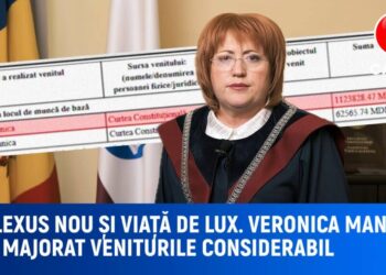 Pensiile cresc cu doar 2 lei, în timp ce „slujitorii puterii” trăiesc în lux. Veronica Manole a cumpărat un nou Lexus și și-a majorat considerabil veniturile