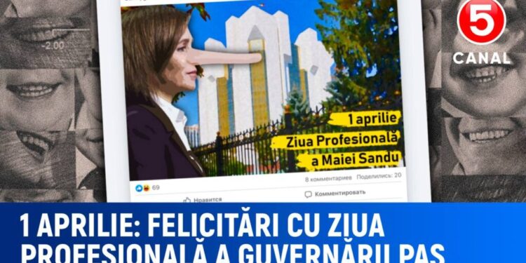 1 Aprilie. Felicitări cu ocazia zilei profesionale a guvernării PAS!