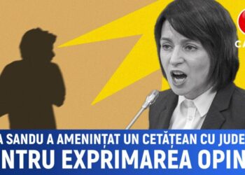 Maia Sandu amenință un cetățean cu judecată pentru exprimarea opiniei despre tarife și alegeri